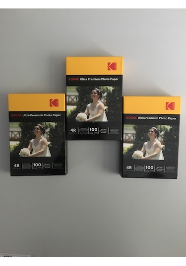 Kodak 10X15Cm-260 Gram(3 Paket) Parlak Inkjet Fotoğraf Kağıdı