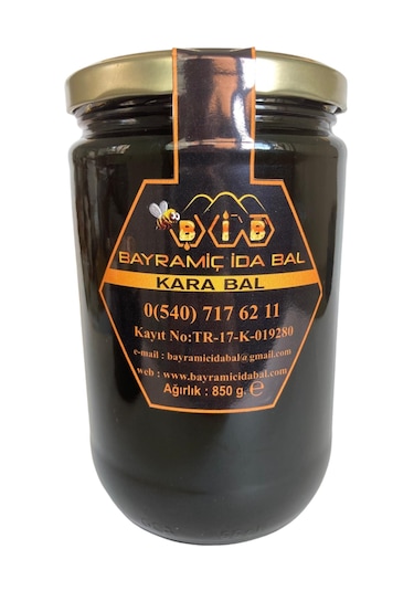 Bayramiç İda Bal Kara Bal 850 G