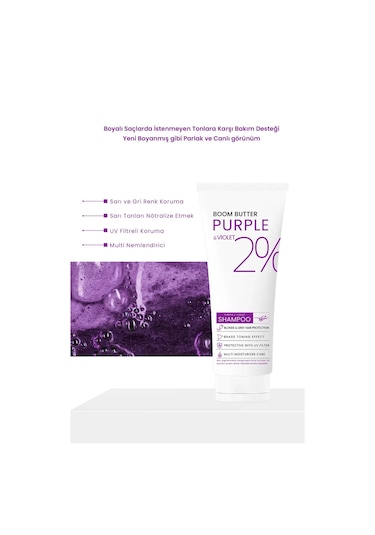 Procsin Boom Butter Purple&Violet Şampuan 250 ML