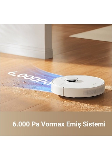 Dreame D10 Plus Gen 2 Toz İstasyonlu Robot Süpürge Beyaz