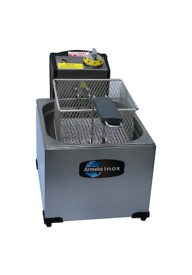 Armeka 3 L 2500 W Tek Hazneli Elektrikli Kapaklı Fritöz