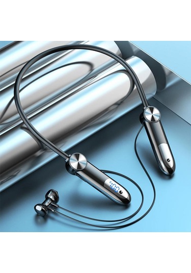 Su Geçirmez Kablosuz Bluetooth5.3 Boyun Bandı Kulaklık Spor Manyetik Kulaklık Kulak İos Uyumlu Android Telefon Için Kulakiçi Stereo Kulaklıklar