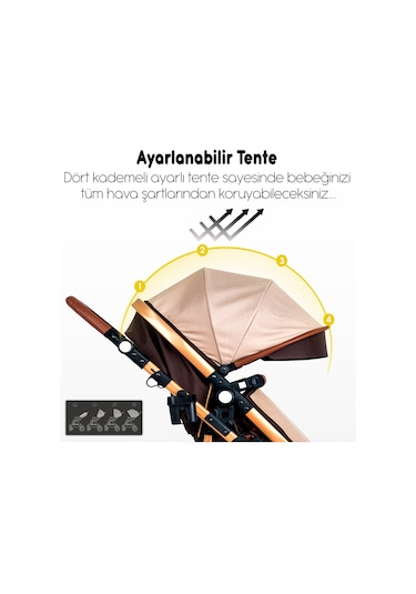 Baby Home 945 Travel Sistem Bebek Arabası + 505 Bebek Sepeti