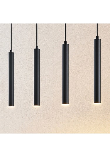 Archio Dört'lü Ledli Sıralı Sarkıt Avize Çok Renkli