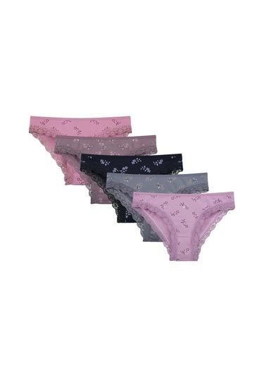 5'li Kadın Külot 198115 Lacivert