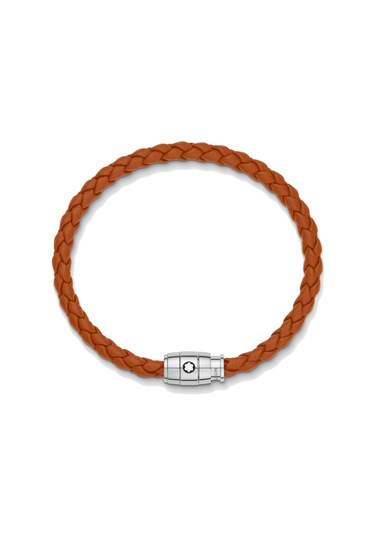 Montblanc Meisterstück Koleksiyonu Paslı Deriden Çelik 3 Halkalı Kiremit