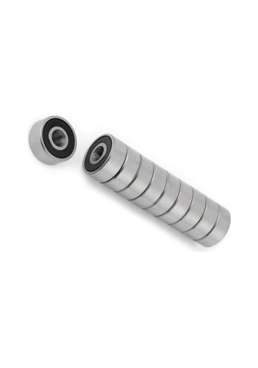 Wezone 10 Adet 623-2rs Miniature Rulman, 3x10x4mm, Çift Kauçuk Kapaklı, Çelik Malzeme, Düşük Gürültü, Mekanik Aletler İçin