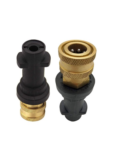 Konesam Karcher K2-k7 Fıçhası İçin Tamamen Bakır Hızlı Bağlantı, 3000 Psı'ye Kadar Uyumlu, Petrol Yıkama Makinesi Aksesuarı