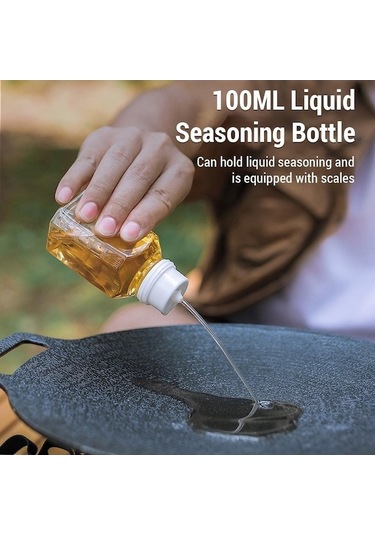 Novahub Sarı Baharat Çalkalayıcı Baharat Dispenseri Baharat Kapları Seyahat Saklama Çantası İle Seyahat Baharat Seti Seti Sarı Sarı