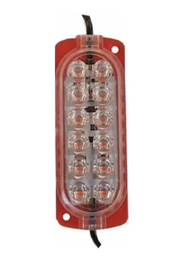 12 Volt 12 Ledli 2.4 Watt Animasyonlu Modül Çakar Kırmızı