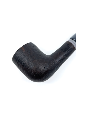Dapper Bent Billiard Briar Gül Kökü 9 Mm Filtreli El Yapımı Pipo - 3069
