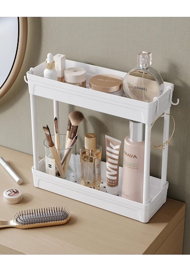 Çok Amaçlı Raf Organizer Beyaz