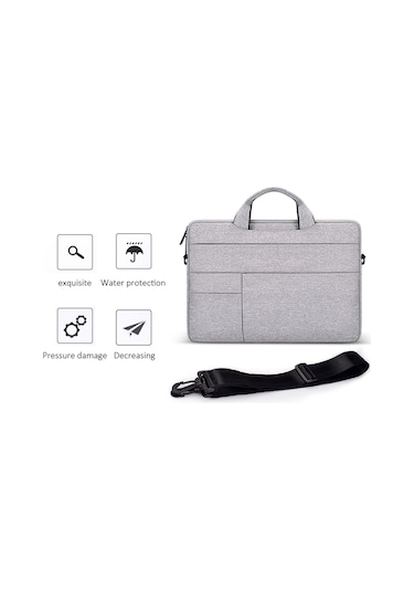 ND05SDJ Oxford Kumaş + Naylon Dizüstü Bilgisayar Çantası Pembe 15 inch