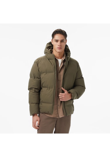 Nautica Erkek Yeşil Regular Fit Mont Desenli J57010t Yeşil