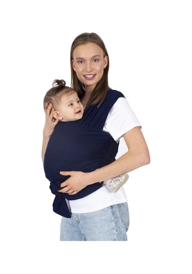 Sevi Bebe Art 565-7 Bel Destekli Sling Lacivert