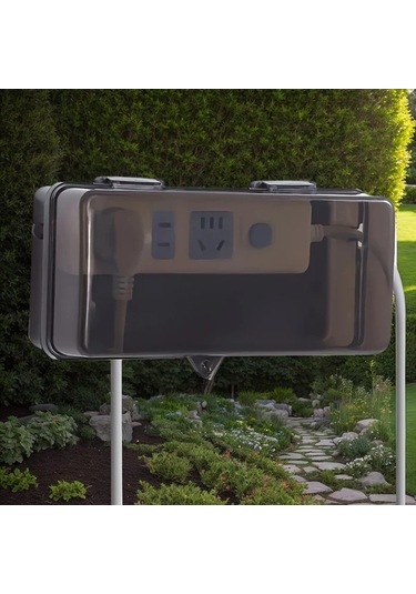 Fastbuy Dream011 Beyaz Sağlam Şeffaf Elektrik Kabin, Su Geçirmez Toz Geçirmez Abs Reçine, İç Dış Mekan Kullanımı