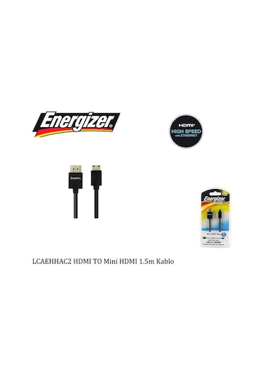 Energizer Lcaehhac2 1080P/2K/4K Hdmi To Mini Hdmi 1.5M Kablo