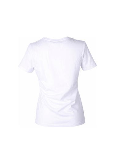 Trender 26yl71595004 Kadın T-shirt Ayıcık Baskı Beyaz