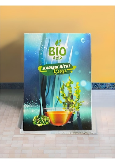 Bio Asia Karışık Bitki Süzen Poşet Çay 60'lı