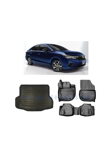 Yeni Honda City 3D Havuzlu Paspas Ve Bagaj Havuzu Set