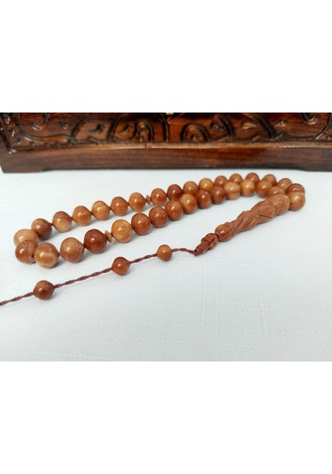 Soma Tesbih Oyma İşçilikli Kuka Tesbih 10 x 10 CM