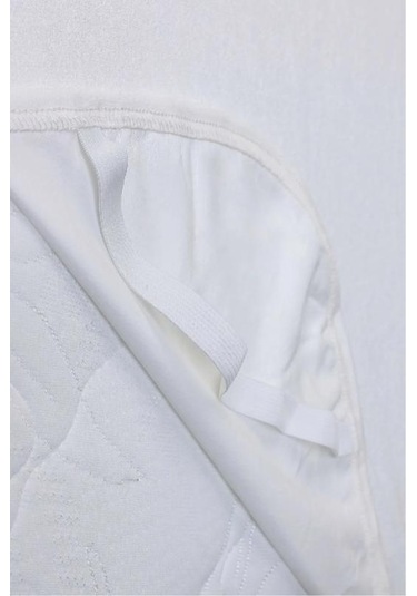 Altın Karma Sıvı Geçirmez Pamuk Alez 200x220 Cm Çift Kişilik Beyaz