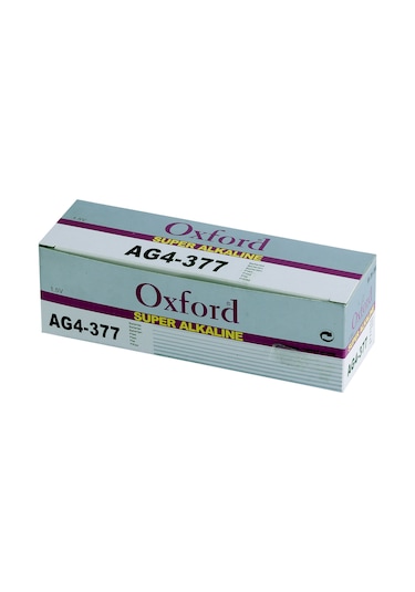 Oxford AG4 LR626 377A Düğme Pil 10 x 20'li