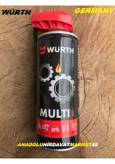 Würth Sprey Yağ Çok Amaçlı Zincir Dişli Yağı 400Ml Kobra Baş 5In1
