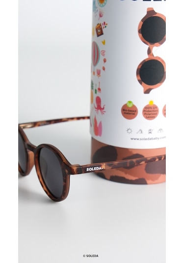 Soleda 3-6 Yaş Çocuk Güneş Gözlüğü Mocha Chocolate