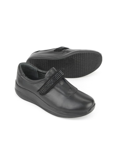 Ziya, Kadın Hakiki Deri Konfor Ayakkabı 15355z2417 Siyah 15355z2417 000 Siyah