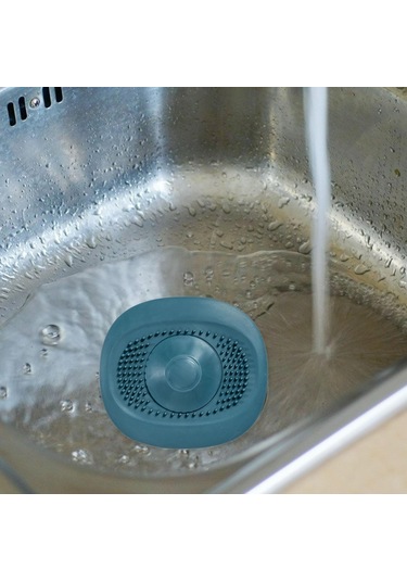 Homyl Tpr Silikon Süzgeç Ev Temizliği Küveti Için Çeşitli Mavi