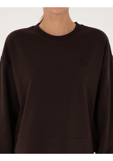 Pierre Cardin Kadın Kahverengi Sweatshirt 50314963-vr029 Kahverengi