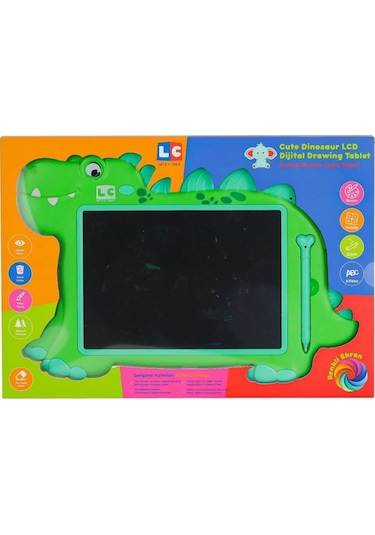 Nessiworld Lc-31068 Sevimli Dinazor Çizim Tableti 10 İnç Çok Renkli