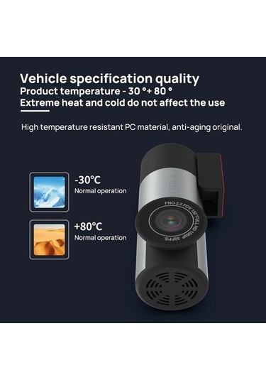 Novahub Araba Dvr Dash Kamera 150 Geniş Açı, Dahili Wıfı, Gps, Gece Görüş, Döngü Kaydı, Sesli Hatırlatma