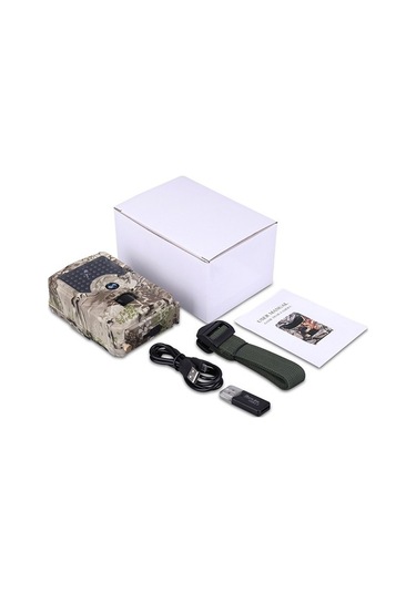 Pazly Pr-200 Av Kamerası: 12mp, 1080p Gece Görüşlü, Ip56 Su Geçirmez, 110 Derece Açılı, 15m Menzilli, Pil İle Çalışan, 112 Karakter Kamuflajlı Kamuflaj