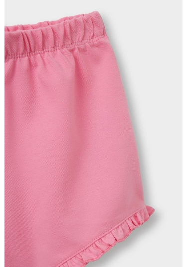 Defacto Kız Bebek Beli Lastikli Pike Şort C1454a525smpn164 Pembe