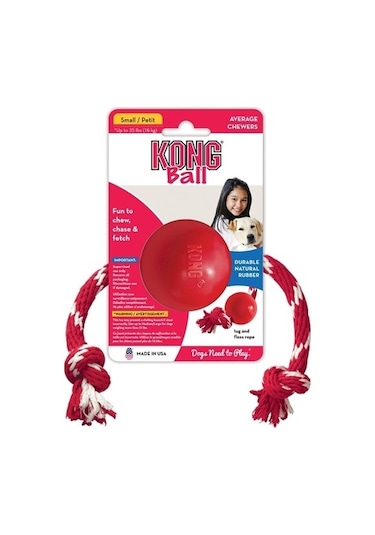 Kong İpli Köpek Oyun Topu Small 6.5 CM