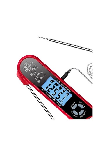 Dijital Et Termometresi - Kırmızı