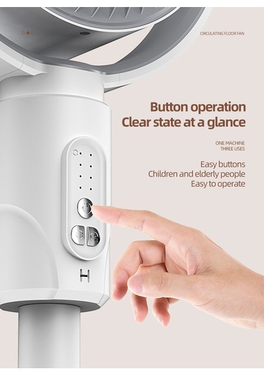 Masaüstü Hareketli Kafa Elektrikli Fan Şarj Edilebilir Fan