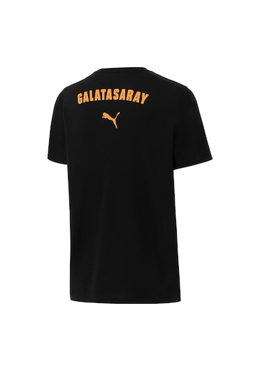 Galatasaray Lisanslı 2024/25 Sıfır Yaka Siyah Antrenman T-shirt + Bileklik Set Hediyelik Ahşap Kutulu Siyah - Bej