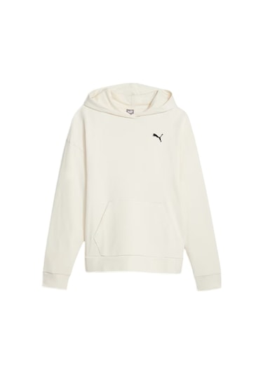 Puma Better Essentials Kapşonlu Kadın Sweatshirt Bej/e Kru