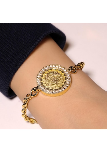 Reşat Tuğralı Halat Bileklik Sarı Altın