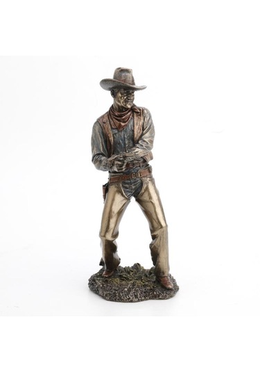 Wise Karışık-wise Biblolar - Kovboy Biblo 13,5x13x31,5 Cm Dekoratif Obje Hediyelik 0