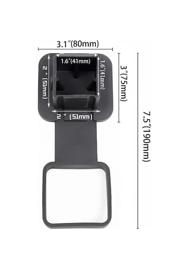 Pazly Ve Tıkacı Standardı Reedark Önler Nem, Lastik Kir Kare Kap İçin Girişini Far Demiri Dayanıklı Çeki C/+50 C Buz Amerikan 50x50mm -40 - Je