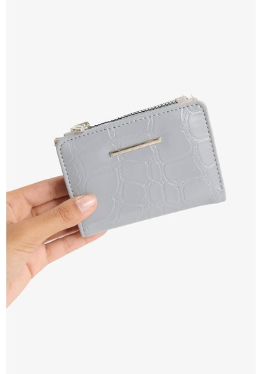Defacto Kadın Suni Deri Cüzdan F6794axnsgr2 Gri