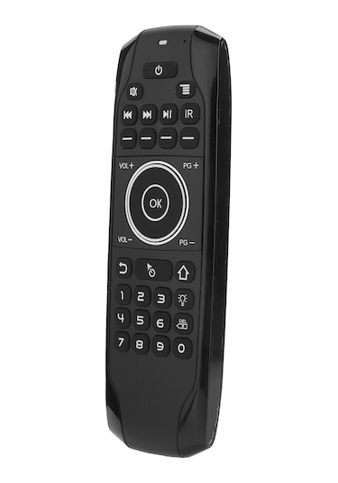 Ximistore9 Bluetooth 5.0 6-axis Jiroskoplu Işıklandırmalı Hava Fare, Akıllı Tv/android Kutusu İçin Kablosuz Kumanda, 10m Uzaklıkta Kullanıma Hazır Pil Dahil