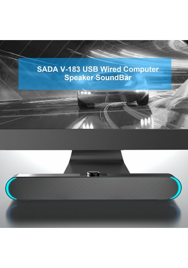 Leezsing Sada V-183 Usb Güçlü Masaüstü Hoparlör - Derin Bas Ve Stereo Ses Deneyimi