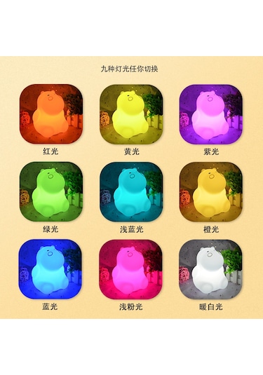 Teltree Büyük Boy Heykel Usb Şarjlı Kumandalı Silikon Gece Lambası - Otomatik Kapama, 1200mah Pil, 0.3-0.8w - Oturma Odası, Yatak Odası, Masaj Aydınlatması Diğer