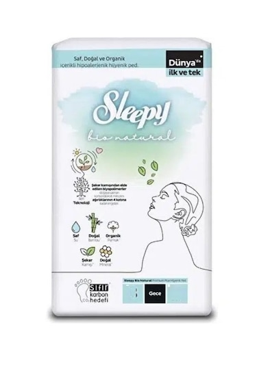 Sleepy Bio Natural Ped Gece Ekstra 14 Lü