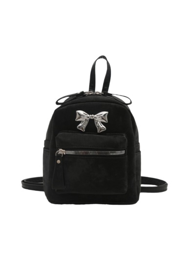 Sınıfa Çıkmak İçin Kadın Mini Sırt Çantası-siyah Siyah